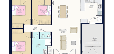 Programme terrain + maison à Soullans en Vendée (85) de 740 m² à vendre au prix de 198325€ - 3