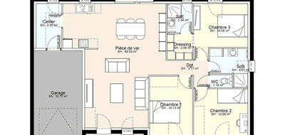 Programme terrain + maison à Vouhé en Charente-Maritime (17) de 496 m² à vendre au prix de 201495€ - 3