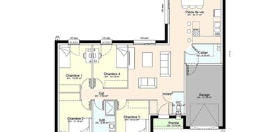 Programme terrain + maison à Thouars en Deux-Sèvres (79) de 695 m² à vendre au prix de 216403€ - 3