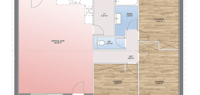 Programme terrain + maison à La Brillanne en Alpes-de-Haute-Provence (04) de 367 m² à vendre au prix de 266000€ - 4