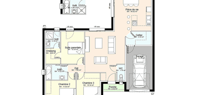 Programme terrain + maison à Saint-Maxire en Deux-Sèvres (79) de 640 m² à vendre au prix de 249240€ - 3