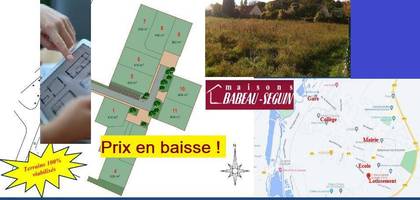 Terrain seul à Ballancourt-sur-Essonne en Essonne (91) de 410 m² à vendre au prix de 155000€