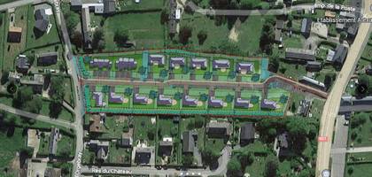 Terrain seul à Martainville-Épreville en Seine-Maritime (76) de 500 m² à vendre au prix de 74000€