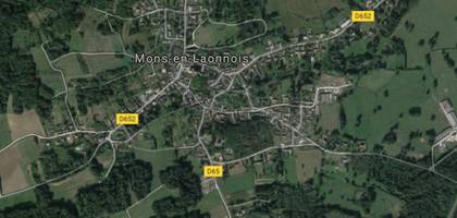 Terrain seul à Mons-en-Laonnois en Aisne (02) de 650 m² à vendre au prix de 41500€