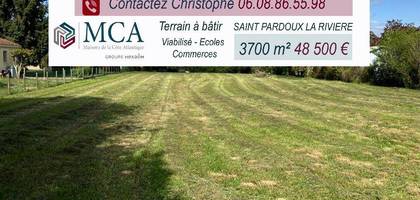 Terrain seul à Nontron en Dordogne (24) de 3700 m² à vendre au prix de 48500€