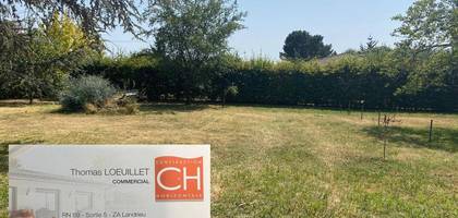 Terrain seul à Rauzan en Gironde (33) de 890 m² à vendre au prix de 69000€