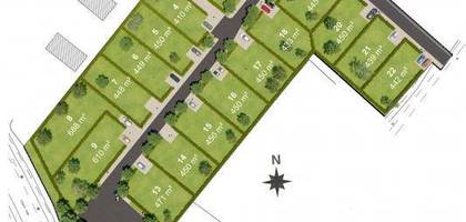Terrain seul à Prignac-et-Marcamps en Gironde (33) de 553 m² à vendre au prix de 65000€