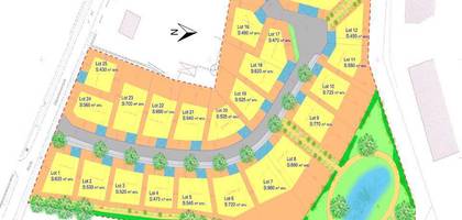 Terrain seul à Martigné-Ferchaud en Ille-et-Vilaine (35) de 620 m² à vendre au prix de 39500€