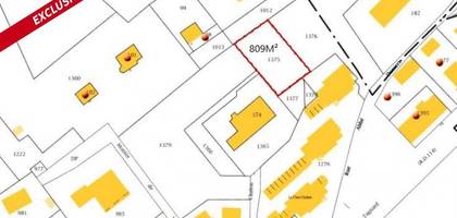 Terrain seul à La Mure en Isère (38) de 838 m² à vendre au prix de 55000€
