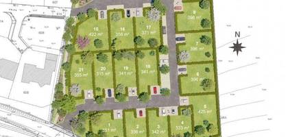Terrain seul à Muzillac en Morbihan (56) de 285 m² à vendre au prix de 65200€
