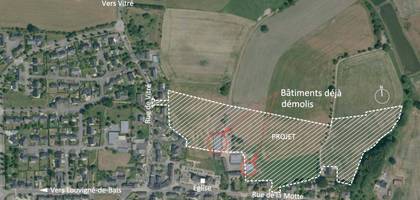 Terrain seul à Torcé en Ille-et-Vilaine (35) de 292 m² à vendre au prix de 41000€