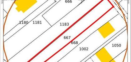 Terrain seul à Chappes en Aube (10) de 660 m² à vendre au prix de 23000€