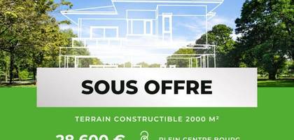 Terrain seul à Romagny Fontenay en Manche (50) de 2000 m² à vendre au prix de 28600€