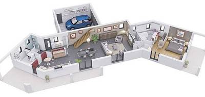 Programme terrain + maison à Marcilloles en Isère (38) de 913 m² à vendre au prix de 393400€ - 2