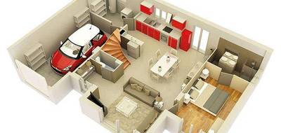 Programme terrain + maison à Oyeu en Isère (38) de 960 m² à vendre au prix de 370500€ - 3