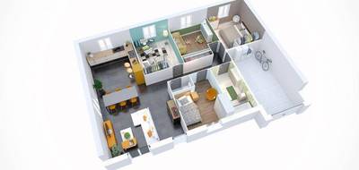 Programme terrain + maison à Montferrat en Isère (38) de 1000 m² à vendre au prix de 283133€ - 2