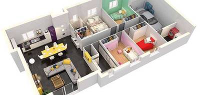 Programme terrain + maison à Longvic en Côte-d'Or (21) de 1700 m² à vendre au prix de 424000€ - 2