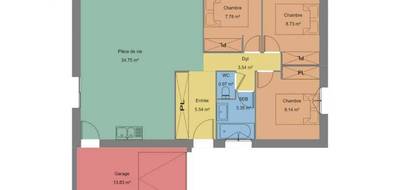 Programme terrain + maison à Saint-Mars-du-Désert en Loire-Atlantique (44) de 73 m² à vendre au prix de 347800€ - 4