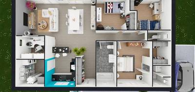 Programme terrain + maison à Noaillan en Gironde (33) de 100 m² à vendre au prix de 225000€ - 4