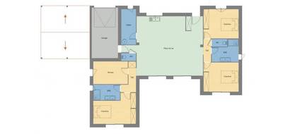 Programme terrain + maison à Saint-Sébastien-sur-Loire en Loire-Atlantique (44) de 127 m² à vendre au prix de 449400€ - 4