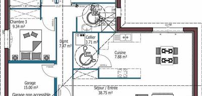 Programme terrain + maison à Lunas en Dordogne (24) de 95 m² à vendre au prix de 234000€ - 3