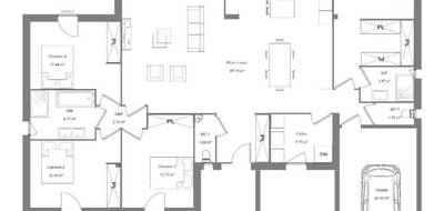 Programme terrain + maison à Châteauroux en Indre (36) de 140 m² à vendre au prix de 387200€ - 4