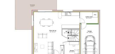Programme terrain + maison à Rignieux-le-Franc en Ain (01) de 105 m² à vendre au prix de 340000€ - 3