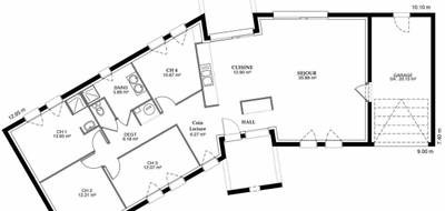 Programme terrain + maison à Saint-Michel-en-l'Herm en Vendée (85) de 85 m² à vendre au prix de 225924€ - 4