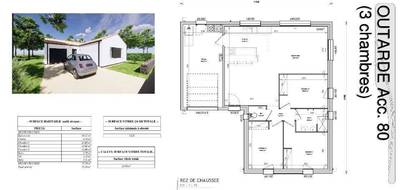 Programme terrain + maison à Saint-Urbain en Vendée (85) de 80 m² à vendre au prix de 237500€ - 3