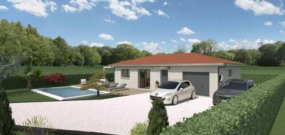 Programme terrain + maison à Montrevel-en-Bresse en Ain (01) de 100 m² à vendre au prix de 282500€ - 1