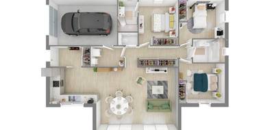Programme terrain + maison à Rongères en Allier (03) de 106 m² à vendre au prix de 211610€ - 4