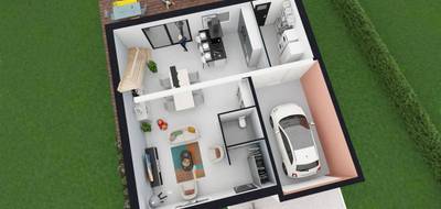 Programme terrain + maison à Annequin en Pas-de-Calais (62) de 90 m² à vendre au prix de 256358€ - 3