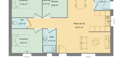 Programme terrain + maison à Saint-Jean-Saint-Germain en Indre-et-Loire (37) de 80 m² à vendre au prix de 168000€ - 4