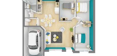 Programme terrain + maison à Autun en Saône-et-Loire (71) de 73 m² à vendre au prix de 148133€ - 4