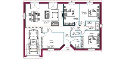 Programme terrain + maison à Ardillières en Charente-Maritime (17) de 85 m² à vendre au prix de 233411€ - 4