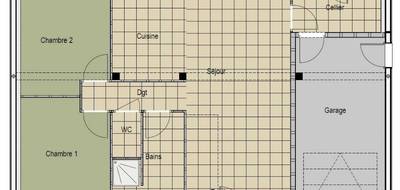 Programme terrain + maison à La Ferté-Bernard en Sarthe (72) de 73 m² à vendre au prix de 195000€ - 3