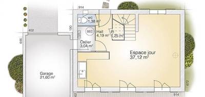 Programme terrain + maison à Nîmes en Gard (30) de 95 m² à vendre au prix de 430000€ - 4