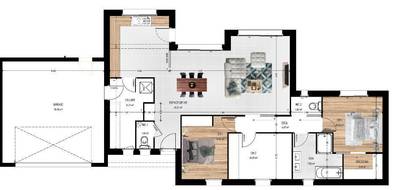 Programme terrain + maison à Feneu en Maine-et-Loire (49) de 106 m² à vendre au prix de 285600€ - 4