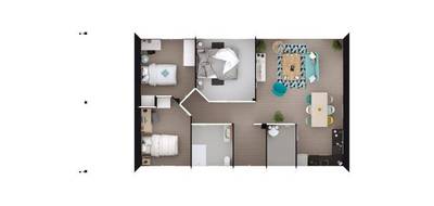 Programme terrain + maison à Auray en Morbihan (56) de 77 m² à vendre au prix de 326600€ - 2
