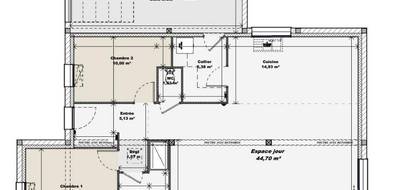 Programme terrain + maison à Domfront en Poiraie en Orne (61) de 102 m² à vendre au prix de 263485€ - 4
