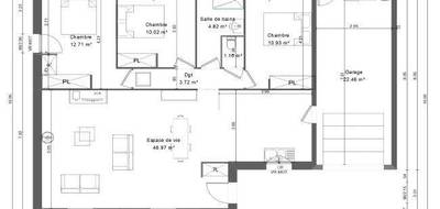 Programme terrain + maison à Creully sur Seulles en Calvados (14) de 100 m² à vendre au prix de 221900€ - 3