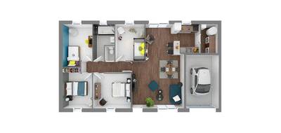 Programme terrain + maison à Vaudéville en Vosges (88) de 91 m² à vendre au prix de 198000€ - 4