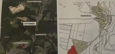 Terrain seul à Ottange en Moselle (57) de 220 m² à vendre au prix de 79000€ - 3