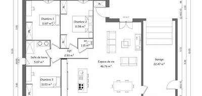 Programme terrain + maison à Trévières en Calvados (14) de 95 m² à vendre au prix de 198800€ - 4
