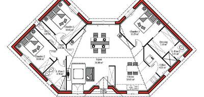 Programme terrain + maison à Haut-Mauco en Landes (40) de 99 m² à vendre au prix de 221900€ - 3