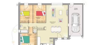 Programme terrain + maison à Crèvecœur-le-Grand en Oise (60) de 90 m² à vendre au prix de 237000€ - 4