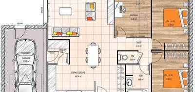 Programme terrain + maison à Saint-Martin-du-Fouilloux en Maine-et-Loire (49) de 84 m² à vendre au prix de 251800€ - 4