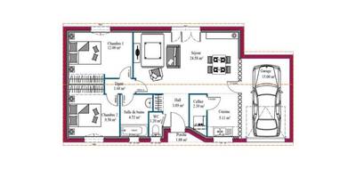 Programme terrain + maison à Puyravault en Charente-Maritime (17) de 85 m² à vendre au prix de 220753€ - 4