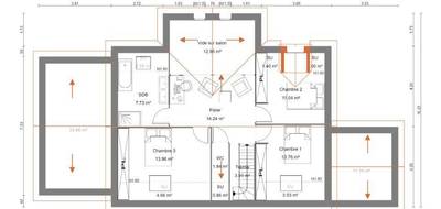 Programme terrain + maison à Auberville en Calvados (14) de 130 m² à vendre au prix de 529700€ - 3