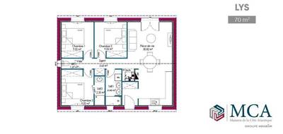 Programme terrain + maison à Aire-sur-l'Adour en Landes (40) de 70 m² à vendre au prix de 160000€ - 3